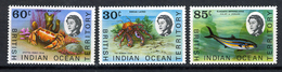 1968 - TERRITORIO BRITANNICO DELL'OCEANO INDIANO - Mi. Nr. 36/38 - NLH - (CW2427.44) - Territorio Británico Del Océano Índico