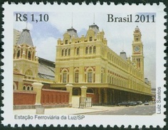 BRAZIL #3167 -  TRAIN STATION  -  ESTAÇÃO DA LUZ -  2011 - MINT - Nuovi