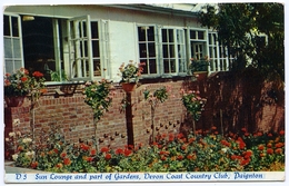 PAIGNTON : DEVEN COAST COUNTRY CLUB - SUN LOUNGE AND PART OF GARDENS / ADDRESS - CATFORD, BLACKLANDS ROAD (HUDDLESTON) - Paignton