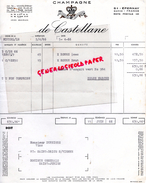 51 - EPERNAY - FACTURE CHAMPAGNE DE CASTELLANE- 1966 - 1950 - ...