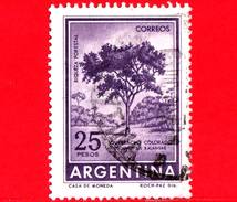 ARGENTINA - Usato - 1966 - Ricchezza Forestale - Schinopsis Balansae - Quebracho Colorado - 25 - Used Stamps