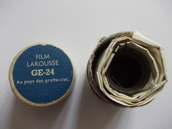 FILM FIXE Larousse GE-24 Au Pays Des Grattes Ciel - 35mm -16mm - 9,5+8+S8mm Film Rolls