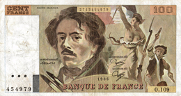 BILLET DE CENT FRANCS - 100 F 1978-1995 ''Delacroix''