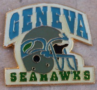 GENEVA SEAHAWS FOOT US - CASQUE - EQUIPE DE FOOTBALL AMERICAIN GENEVE - SUISSE - SWITZERLAND - SCHWEIZ  -  (16) - Altri & Non Classificati