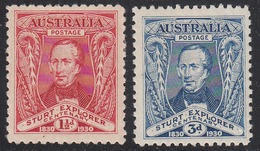Australia 1930 Mint Mounted, Sc# 104-105, SG 117-118, Yt 68-69 - Neufs
