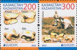 Kz 905-906 Zd Kazakhstan Kasachstan 2015  Europe Stamps Old Toys M - 2015