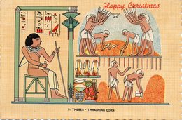 EGYPTE - THEBES - Thrashing Corn - Musées
