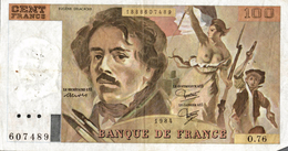 BILLET DE  100 FRANCS - 100 F 1978-1995 ''Delacroix''