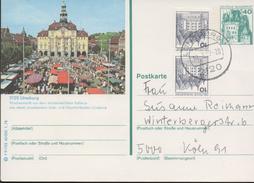 3127  Entero Postal Alemania, Lunerbourg,1987 Con Franqueo Complementario - Geïllustreerde Postkaarten - Gebruikt