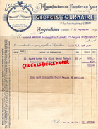 16 -ANGOULEME -FACTURE MANUFACTURE PAPIERS PAPETERIE IMPRIMERIE- GEORGES TOURNAIRE-1 RUE FONTCHAUDIERE SAINT CYBARD-1930 - Druck & Papierwaren