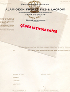 16 - COLLAS PAR LA COURONNE- FACTURE ALAMIGEON FRERES FILS & LACROIX- PAPIERS D' ANGOULEME- PAPETERIE IMPRIMERIE-1940 - Imprenta & Papelería