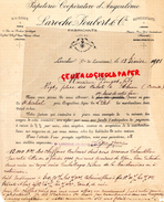 16 -LESCALIER - LA COURONNE- LETTRE LAROCHE JOUBERT-PAPETERIE IMPRIMERIE COOPERATIVE D' ANGOULEME-1901 - Imprimerie & Papeterie