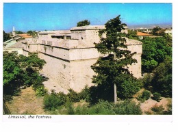 RB 1146 -  1989 Postcard - The Fortress Limassol Cyprus - Limassol Postmark - Cyprus