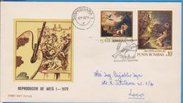 BRUKENTHAL MUSEUM ART PAINTING HUNTING ROMANIA FDC - FDC