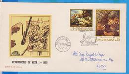 BRUKENTHAL MUSEUM ART PAINTING HUNTING ROMANIA FDC - FDC