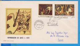 BRUKENTHAL MUSEUM ART PAINTING HUNTING ROMANIA FDC - FDC