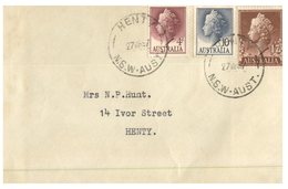 (220) Australia - 1957 Cover - Queen's Head Stamps - Brieven En Documenten