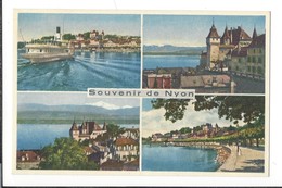 Delcampe - 16647 - Souvenir De Nyon Multivues - Nyon