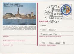 3132   Entero Postal Emden 1985 - Geïllustreerde Postkaarten - Gebruikt