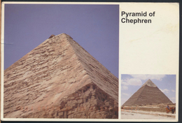 °°° 4158 - EGYPT - PYRAMID OF CHEPHREN - With Stamps °°° - Pyramids