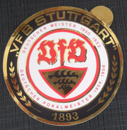 VfB Stuttgart GERMANY FOOTBALL CLUB CALCIO, OLD LABEL, STICKER, ETIQUETTE - Uniformes Recordatorios & Misc