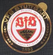 VfB Stuttgart GERMANY FOOTBALL CLUB CALCIO, OLD LABEL, STICKER, ETIQUETTE - Bekleidung, Souvenirs Und Sonstige