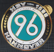Hannover 96 GERMANY  FOOTBALL CLUB CALCIO, OLD LABEL, STICKER, ETIQUETTE - Kleding, Souvenirs & Andere