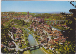 SUISSE,SWITZERLAND,SWISS, HELVETIA,SCHWEIZ,SVIZZERA ,FRIBOURG,GRUYERES,prés Bulle,vue Aerienne JEANNERET DANNER - Bulle