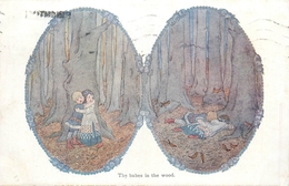 ILLUSTRATED BY H. WILLEBEEK LE MAIR - "THE BABES IN THE WOODS" - CPA VOYAGEE En 1917. - Le Mair