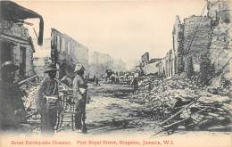 JAMAIQUE / Great Earthquake Disaster - Port Royal Street - Kingstom - Jamaïque