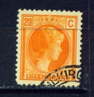 LUXEMBOURG  -  1926 To 1935  Grand Duchess Charlotte  20c  Used As Scan - 1926-39 Charlotte Right-hand Side