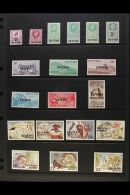 ISLE OF MAN  REVENUE STAMPS Never Hinged Mint All Different Collection. With KGV 2d On 2d; 1960 6d,1s, 2s6d And... - Other & Unclassified