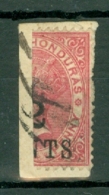 British Honduras: 1888/91   QV - Surcharge   SG37a    Bisected (1c) On 1d    Used On Piece - Honduras Britannique (...-1970)
