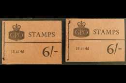 1968  6s Machin Booklets,(Jan) & (Feb), SG QP 32/33, Complete & Very Fine (2 Booklets) For More Images,... - Other & Unclassified