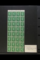 1950-52  1½d Pale Green EXTENDED SERIF TO "1" Of "½" Variety, SG Spec Q9e, Within Never Hinged Mint... - Ohne Zuordnung