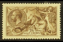 1915  2s6d Grey-brown De La Rue Seahorse, SG 407, Very Fine Mint. For More Images, Please Visit... - Ohne Zuordnung