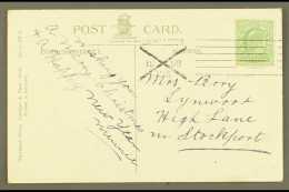 POSTED IN ADVANCE FOR CHRISTMAS DAY  1908 Manchester Machine Cancel, Good Strike On Postcard. For More Images,... - Unclassified
