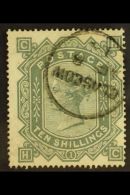 1867-83  10s Greenish Grey, SG 128, Watermark Maltese Cross, White Paper, Plate 1, Check Letters "H - C", Superb... - Other & Unclassified