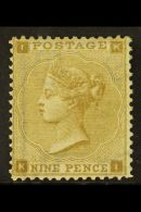 1862-64  9d Bistre 'small Letters' SG 86, Mint Part OG, Very Well- Centered & Lovely Fresh Appearance. Very... - Other & Unclassified