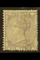 1855-57  6d Pale Lilac 'no Corner Letters', SG 70, Mint No Gum, Some Perf Faults, Cat £1350. For More... - Altri & Non Classificati