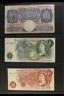 BANK NOTES  Includes 1940-48 £1 Peppiatt (this Good To Fair), 1962-66 10s Hollom, 1966-70 10s Fforde,... - Sonstige & Ohne Zuordnung