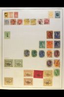1859-1965 MINT & USED COLLECTION  A Mostly All Different Collection Presented On Printed Album Pages That... - Venezuela