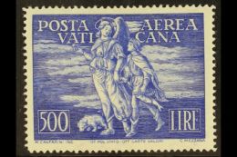 1948  500L Ultramarine Tobias, Sass 17, Very Fine Mint Light Hinge. For More Images, Please Visit... - Other & Unclassified