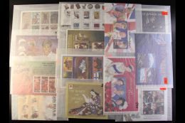 PALAU  1980's-2000's Superb Never Hinged Mint All Different Collection Of MINIATURE SHEETS In Glassine Packets.... - Other & Unclassified