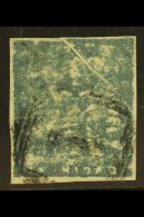 1852-60  (1d) Grey To Bluish Grey, Fifth Issue, PRE-PRINTING PAPER FOLD Across Top Right Corner, SG 19, Fine... - Trinidad & Tobago (...-1961)