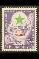 ZONE B  - 1953 300d Green & Violet, Esperanto Congress Airmail,  (Sassone A20, SG B98, Michel 104a) Superb... - Other & Unclassified