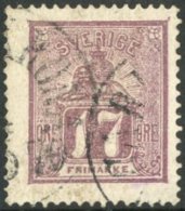 1862  17ore Purple, SG 13 (Fac 15), Superb Used With Bright Colour. Signed. For More Images, Please Visit... - Other & Unclassified