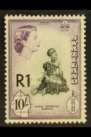 1961  R1 On 10s Type III Surcharge, SG 76b, Never Hinged Mint. For More Images, Please Visit... - Swasiland (...-1967)