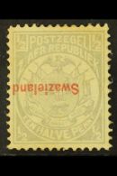 1892  ½d Grey Overprint INVERTED SG 10a, Mint With PFSA 1997 Photo Certificate Stating Slightly Soiled... - Swasiland (...-1967)