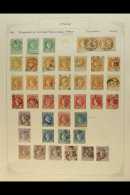1860 - 1865 ISABELLA PORTRAIT ISSUES  Extensive Mint And Used Collection Written Up On Pages Including 1860 2c... - Altri & Non Classificati